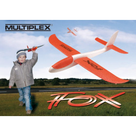 MULTIPLEX Szybowiec / rzutka FOX (Biało-czerwony)