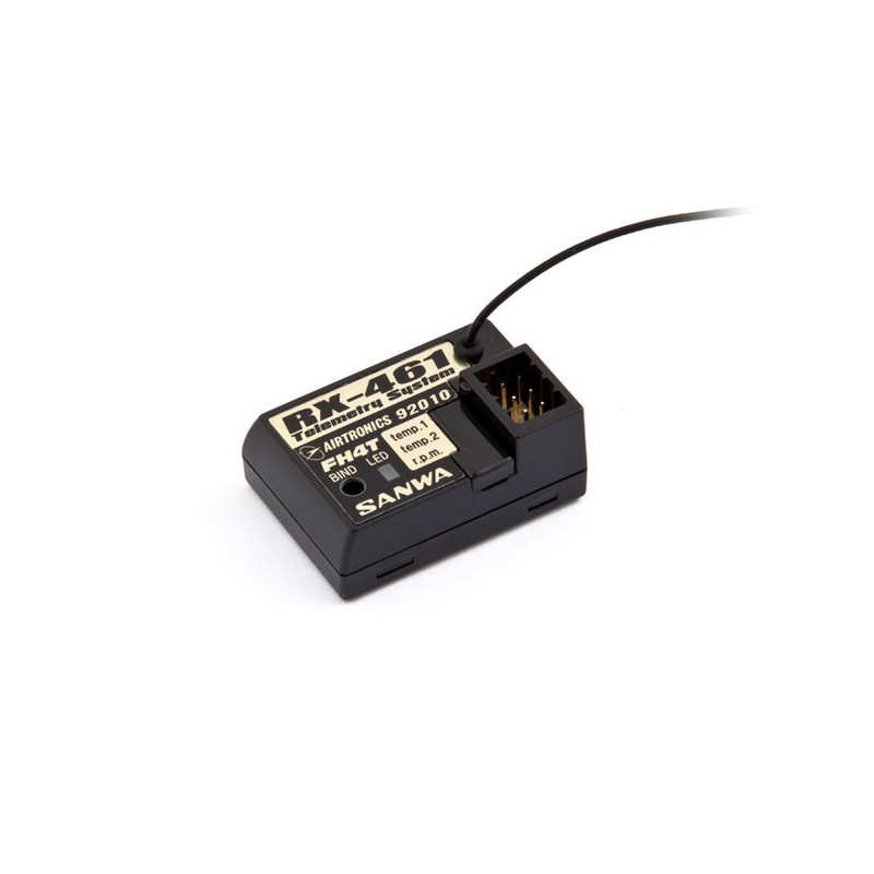 SANWA Odbiornik RX-461 FHSS-4 2,4 GHz (z telemetrią)