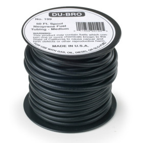 DU-BRO Neoprenowy przewód paliwowy (otwór 2,4 mm) - 1 metr
