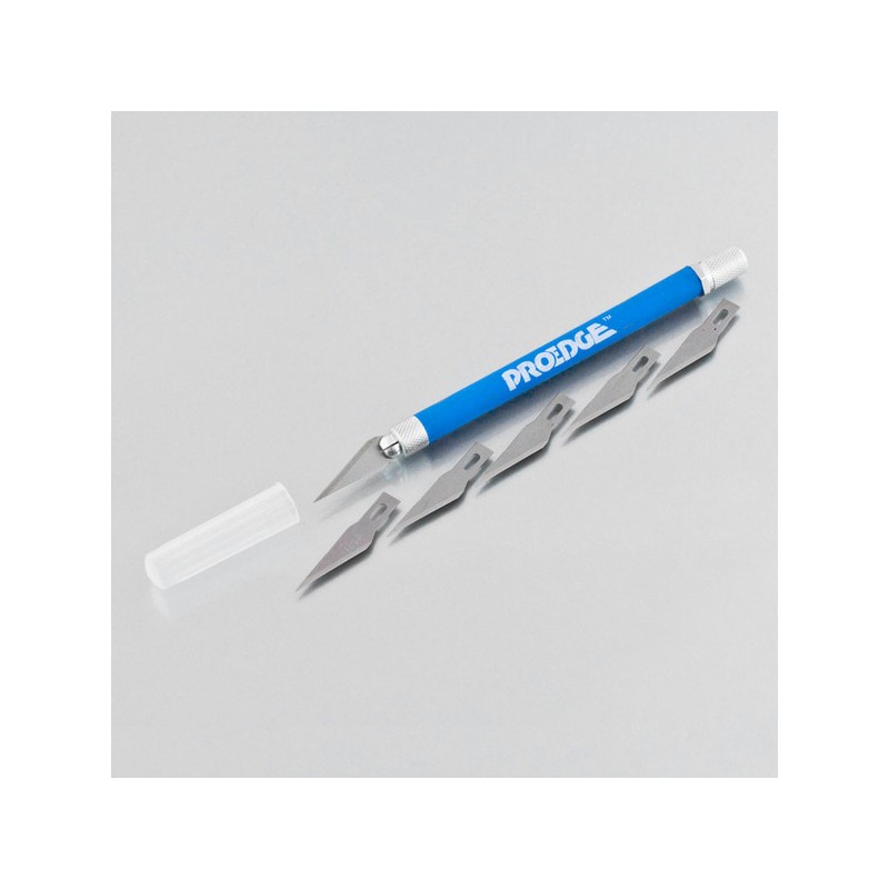 PROEDGE USA Nóż 4 Grip Soft Handle (niebieski) + 5 ostrzy 11