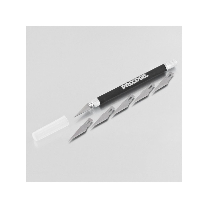 PROEDGE USA Nóż 4 Grip Soft Handle (czarny) + 5 ostrzy 11 (tuba)