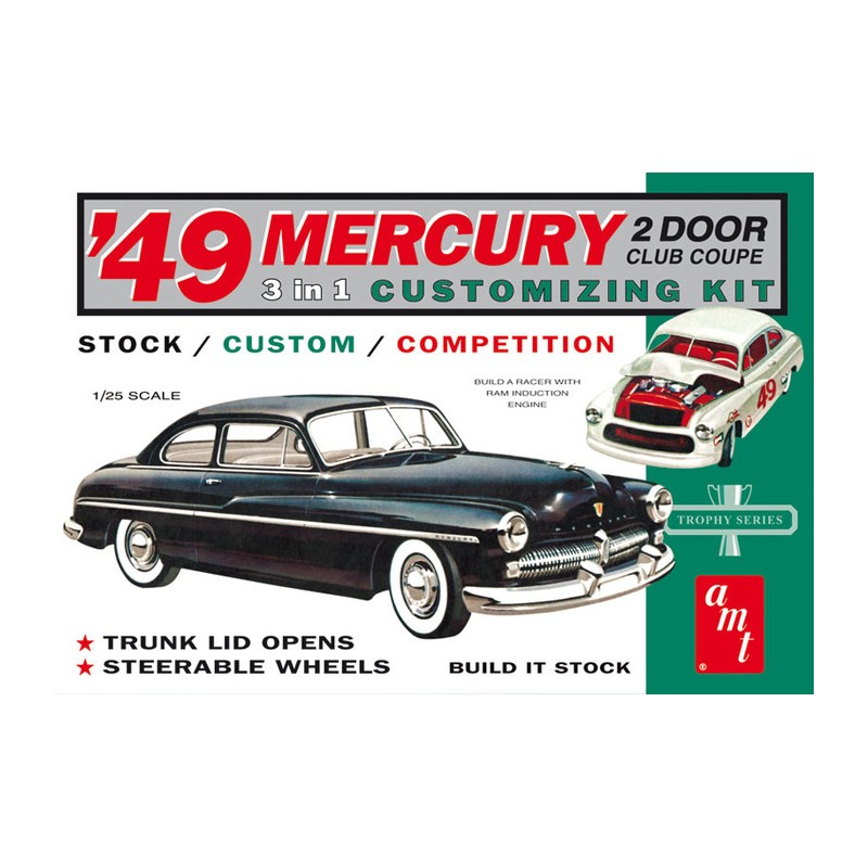 AMT Model plastikowy - 49 Merc Club Coupe 1/25