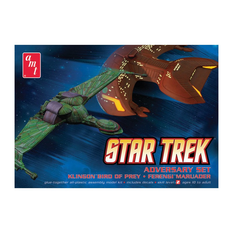 AMT Model plastikowy - Star Trek Adversary set (zestaw 2-w-1)