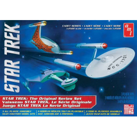 AMT Model plastikowy - Star Trek Cadet Series TOS Era Ship (3 w 1) 1/2500