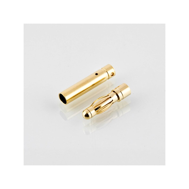 Konektory typu Banan / Gold 4mm (wtyk + gniazdo)