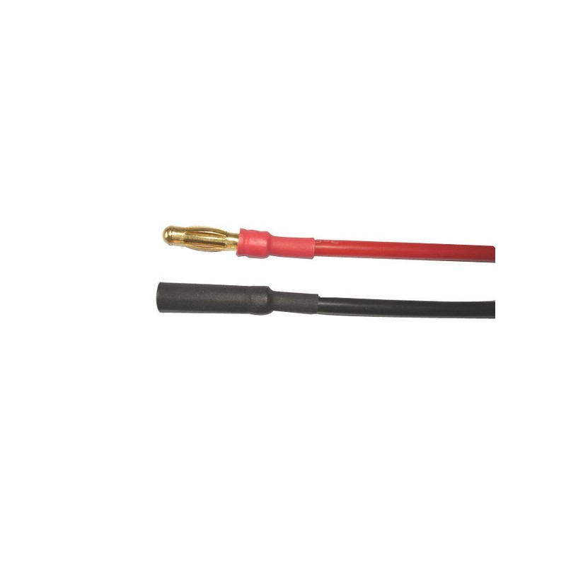 Para zarobionych konektorów Gold 4 mm