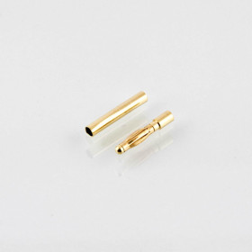 Konektory typu Banan / Gold 2mm - mini (wtyk + gniazdo)