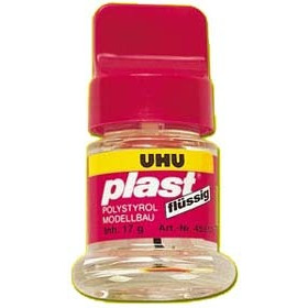 UHU Klej Plast 17g z pędzelkiem (do modeli plastikowych)