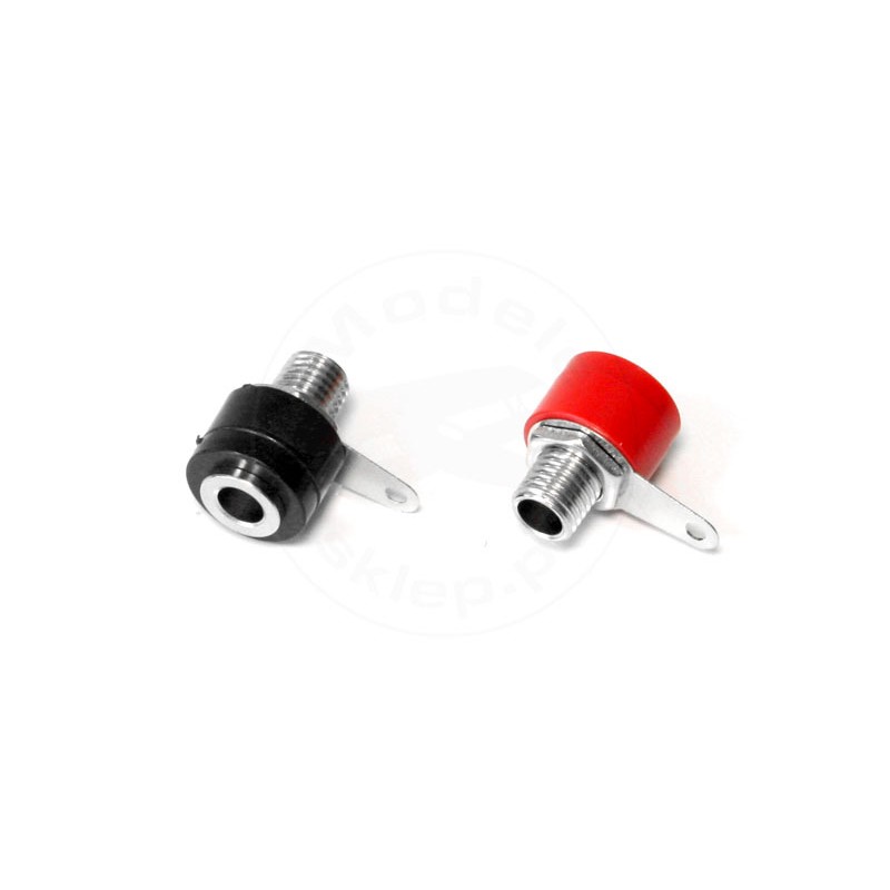 Gniazdo pod banan 4mm - krótkie (para)