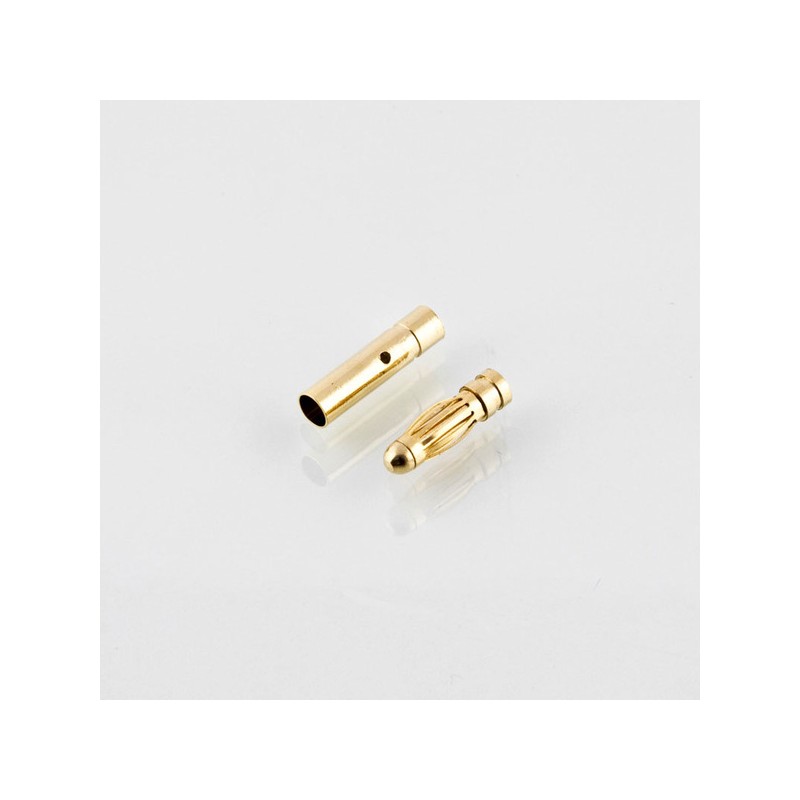 Konektory typu Banan / Gold 3mm (wtyk + gniazdo)