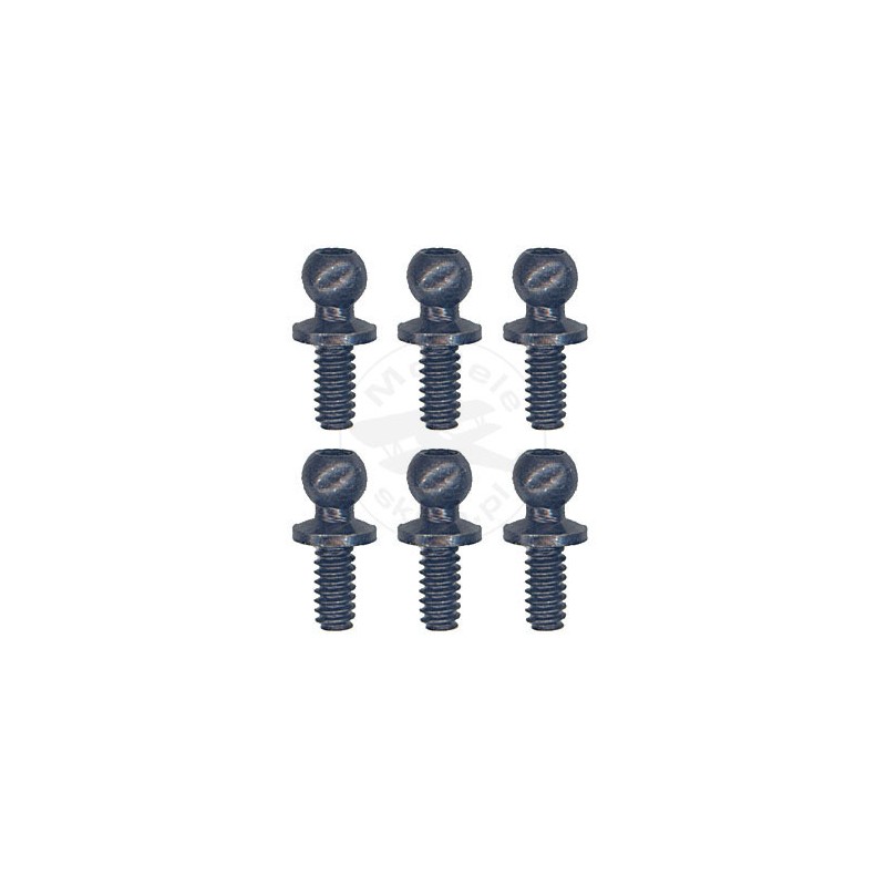 TEAM ASSOCIATED Ballstud .20 Black S.h.