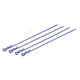 TEAM ASSOCIATED Spinki do mocowania karoserii / Ft Long Body Clips Blue