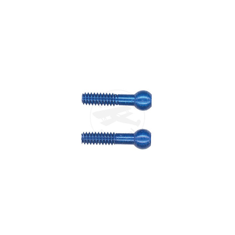 TEAM ASSOCIATED Roll Bar Ballstuds Blue