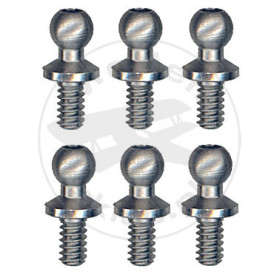 TEAM ASSOCIATED Ballstud .20 Silver S.h.