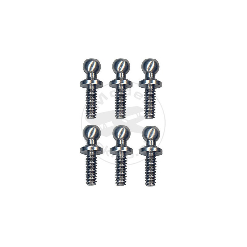 TEAM ASSOCIATED Ballstud .30 Silver S.h.