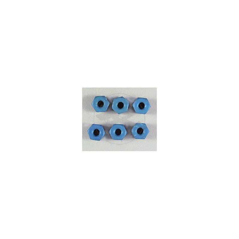 TEAM ASSOCIATED Ft Blue 8-32 Locknuts