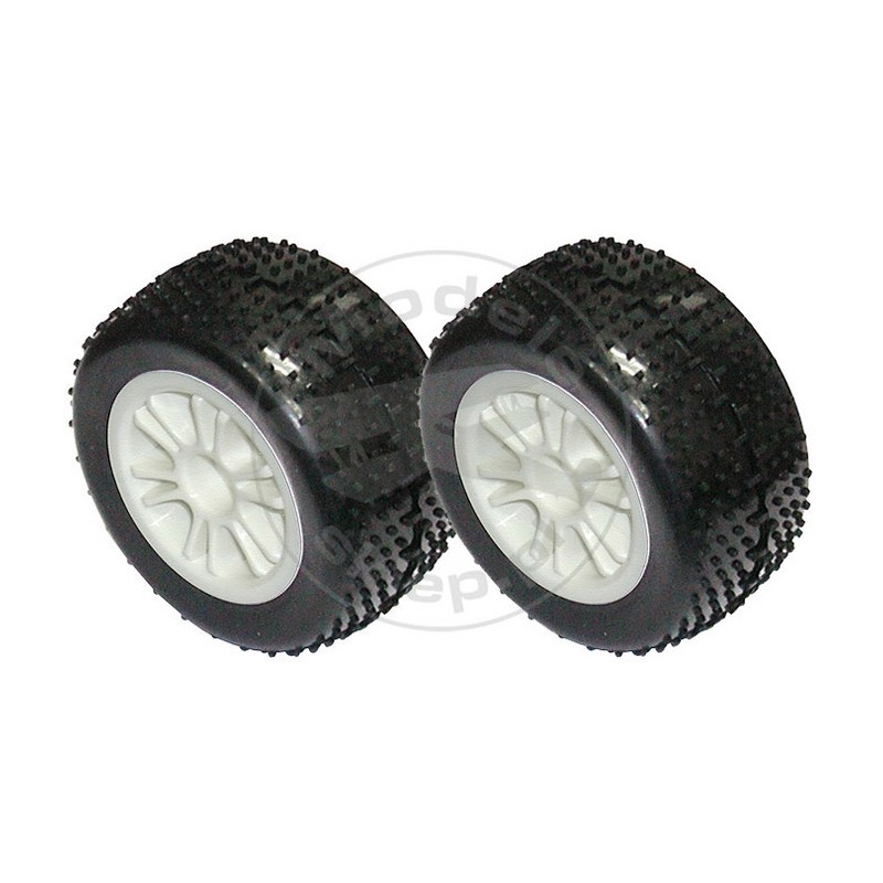 TEAM ASSOCIATED Spoked Wheel/tire Rr