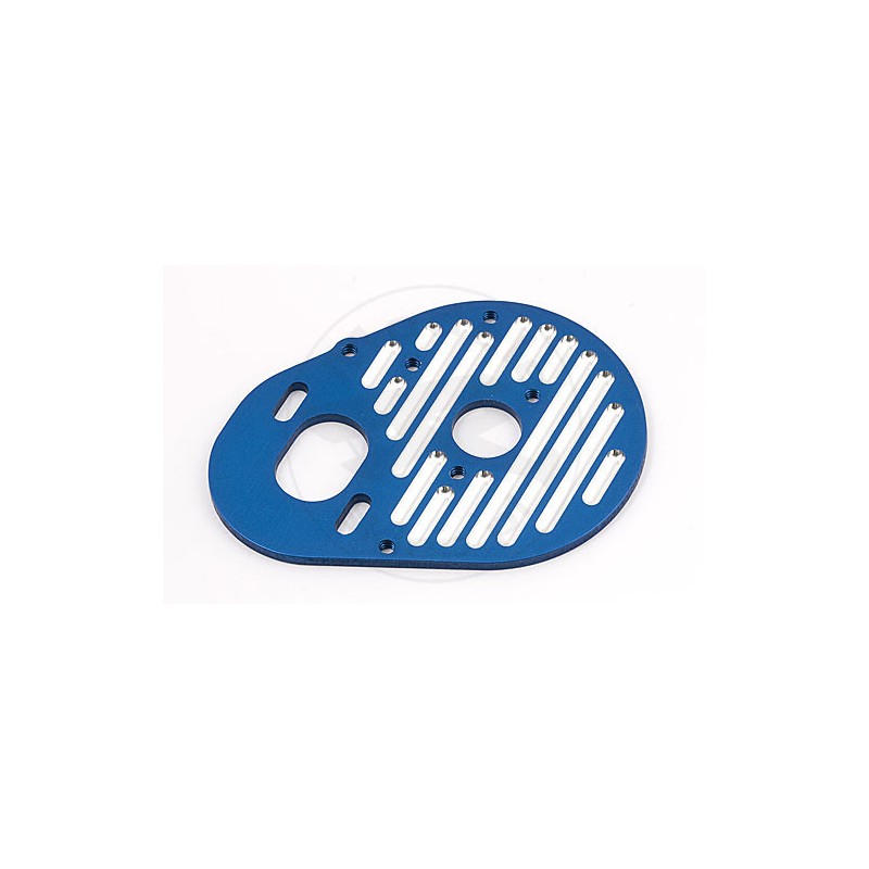 TEAM ASSOCIATED Milled Motor Plate Blue