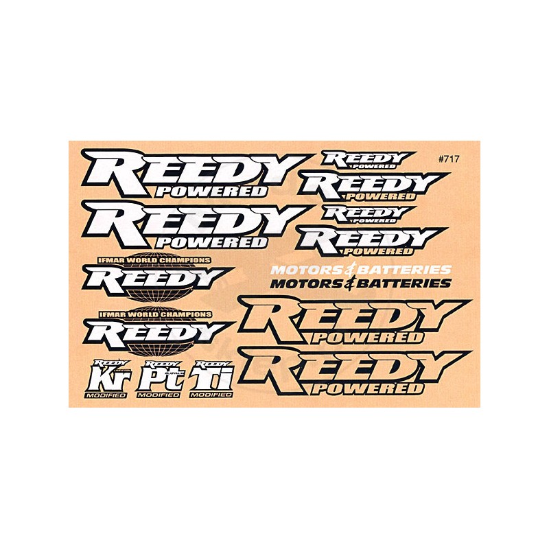 TEAM ASSOCIATED Arkusz naklejek Reedy (717)