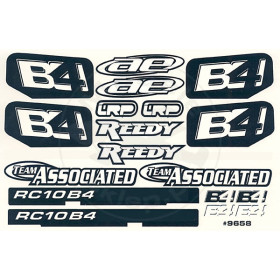 TEAM ASSOCIATED Rc10b4 Decal Sheet