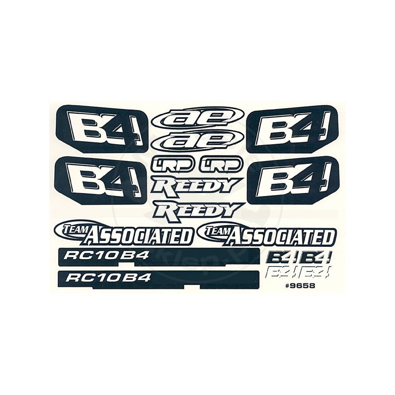 TEAM ASSOCIATED Rc10b4 Decal Sheet