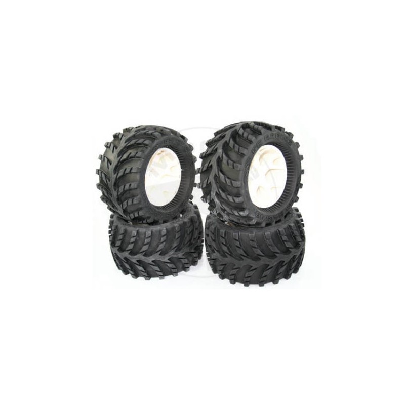 GS RACING S.u.t Rtr Tire Set (pre-glue)(4pcs)
