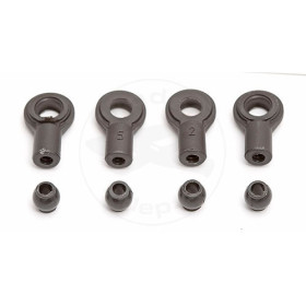 TEAM ASSOCIATED Mmgt Plastic Ball&eyelet