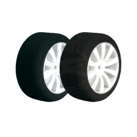 NOSRAM Kompletne koła 1/10 On-Road (przód) - piankowe 42R VTEC