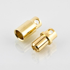 ANF Konektory typu Banan / Gold 8mm (wtyk + gniazdo)