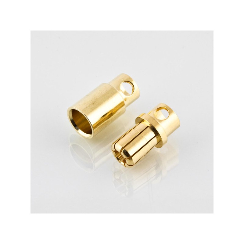 ANF Konektory typu Banan / Gold 8mm (wtyk + gniazdo)