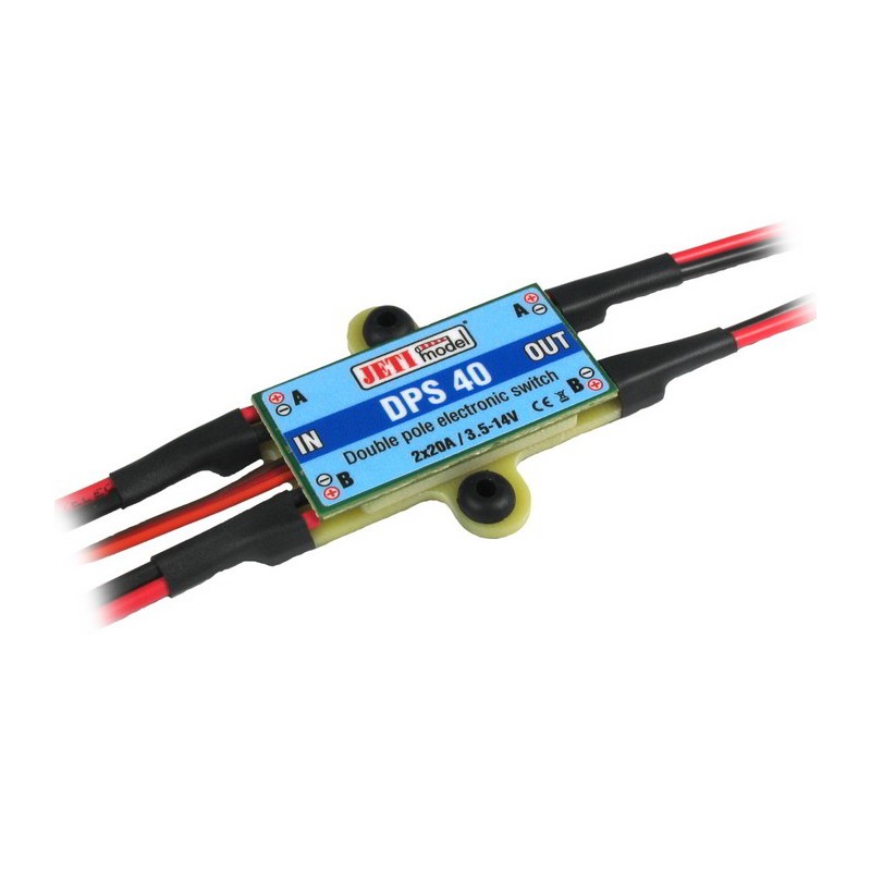 JETI MODEL DPS 40 - podwójny elektroniczny wyłącznik