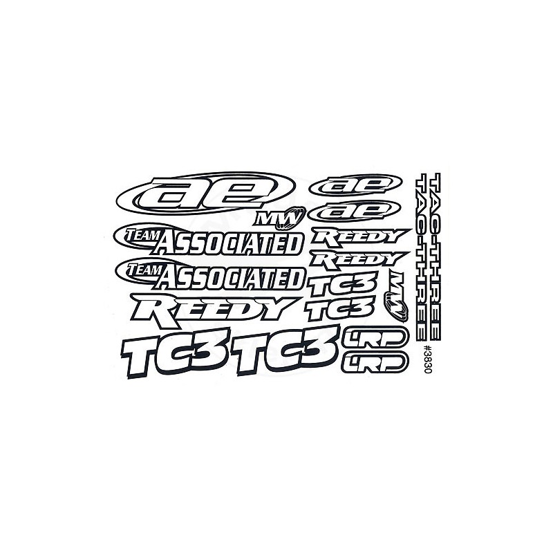 TEAM ASSOCIATED Associated Team Decals