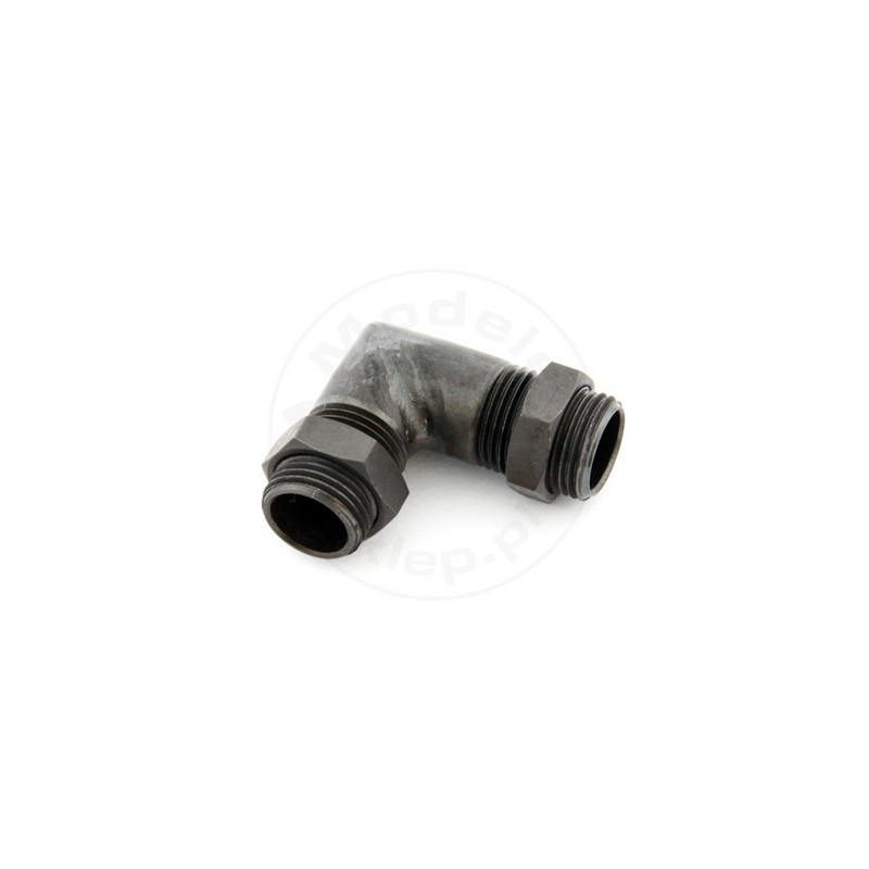 SAITO Muffler right angle manifold M12