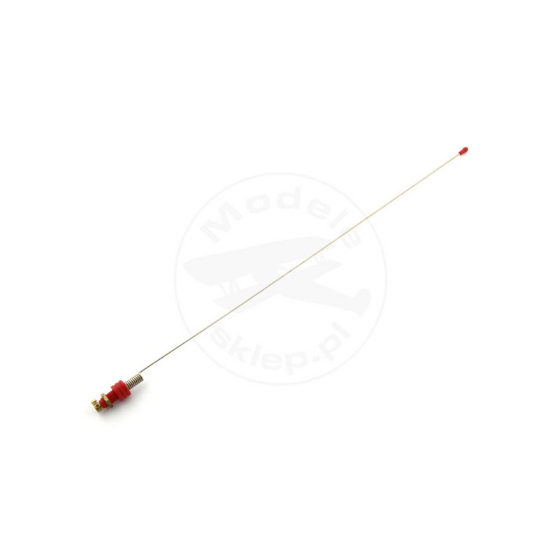 MSP Antena z mocowaniem M8 czarna/czerwona (330 mm)