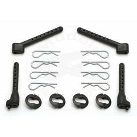 TEAM ASSOCIATED Sc10 Body Posts Fr/rr