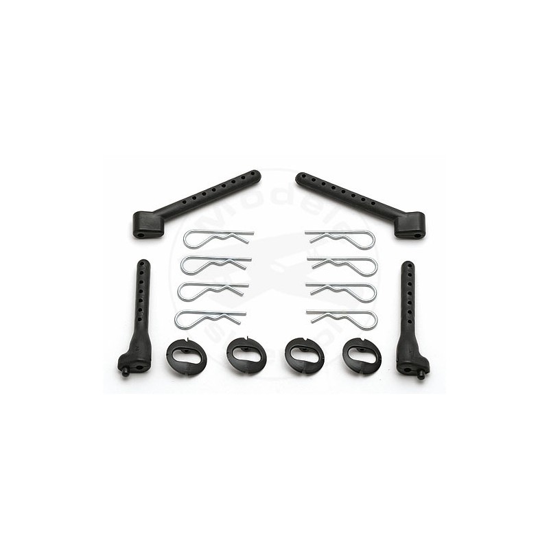 TEAM ASSOCIATED Sc10 Body Posts Fr/rr