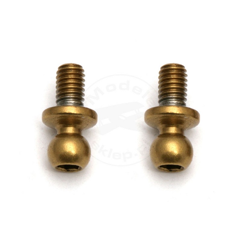 TEAM ASSOCIATED Ti Nitride Ballstuds M3x5 - short