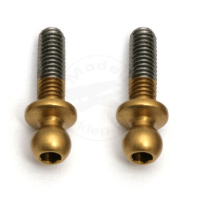 TEAM ASSOCIATED Ti Nitride Ballstuds M3x10 - short