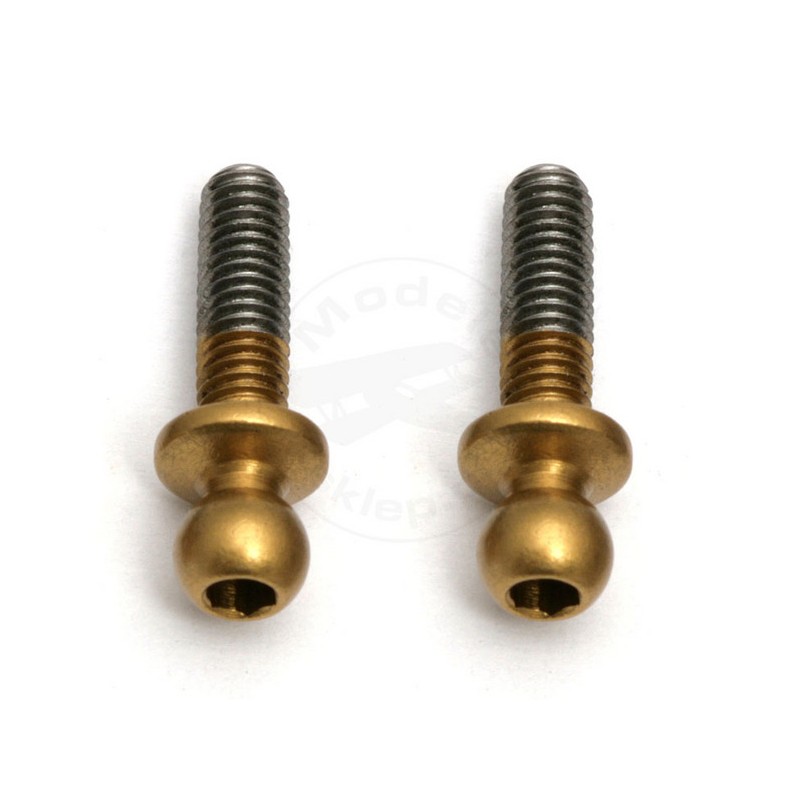 TEAM ASSOCIATED Ti Nitride Ballstuds M3x10 - short