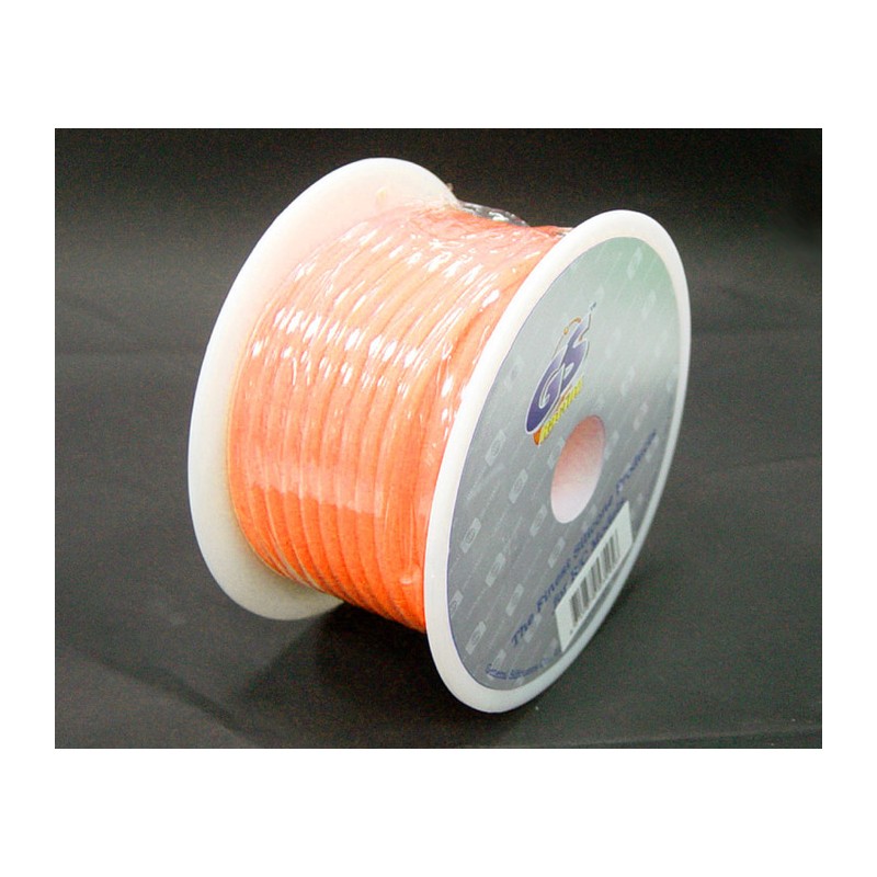 GS RACING Silikonowy przewód paliwowy 2 x 1,4 mm (1m) (pomarańczowy)