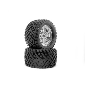 HPI RACING Opony GOLIATH 178x97mm na felgach TREMOR CHROME