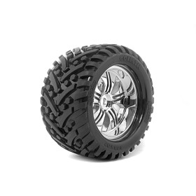 HPI RACING Opony GOLIATH 178x97mm na felgach TREMOR CHROME