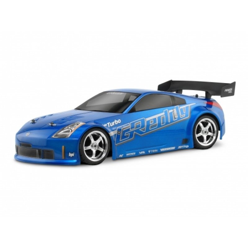 HPI RACING NISSAN 350Z GREDDY TWIN TURBO BODY (190mm)