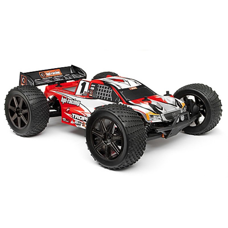 HPI RACING Clear Trophy Truggy Flux Bodyshell w/Window Masks and Decals