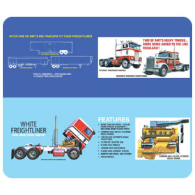 AMT Model plastikowy - Ciągnik siodłowy White Freightliner Dual Drive 1/25