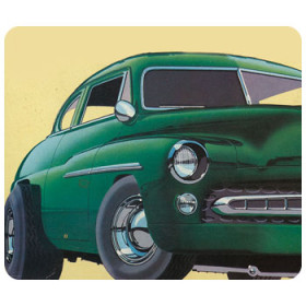 AMT Model plastikowy - 49 Merc Club Coupe 1/25