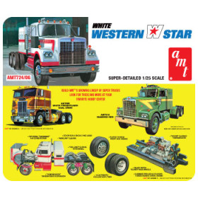 AMT Model plastikowy - Ciągnik siodłowy White Western Star 1/25