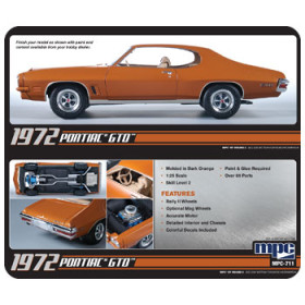 MPC Model plastikowy - 1972 Pontiac GTO 1/25