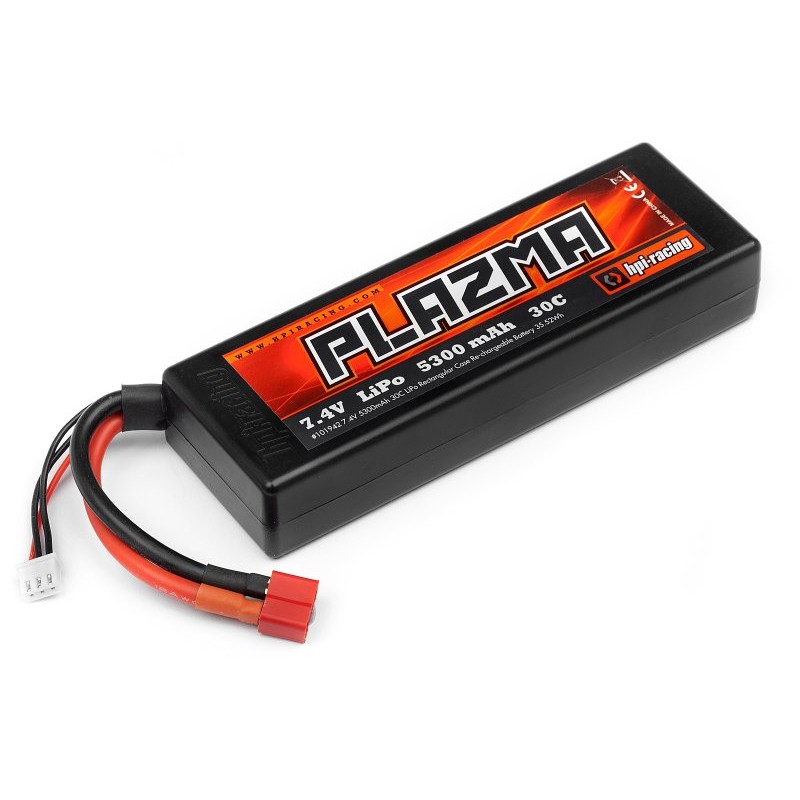 HPI RACING Plazma 7.4V 5300mAh 30C Lipo Deans