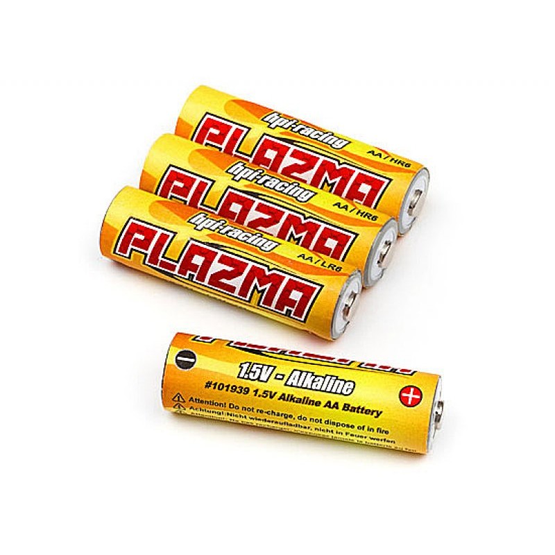 HPI RACING Baterie alkaliczne 1,5V AA LR6 4szt. PLAZMA